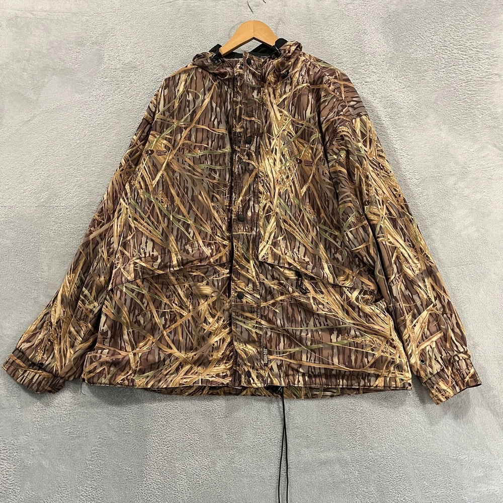 BROWNING‎ Shadow Grass Camo - Men's Gore-Tex Hooded Hunting Jacket 2XL